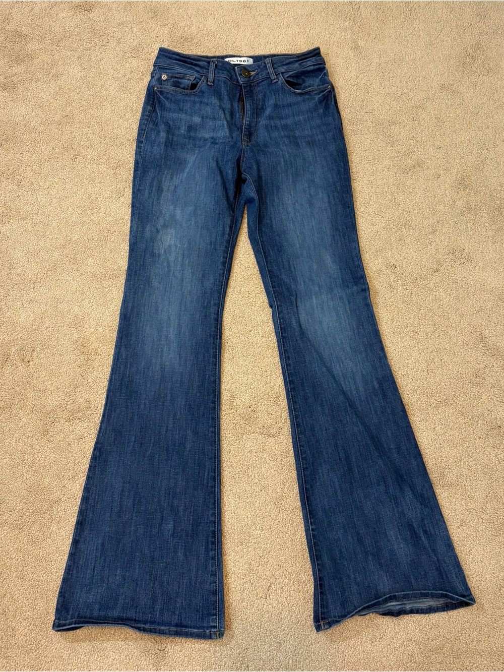 DL 1961 high rise flare jeans